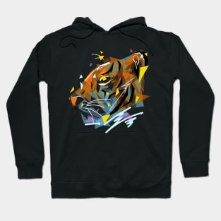 tiger lowpoly Hoodie